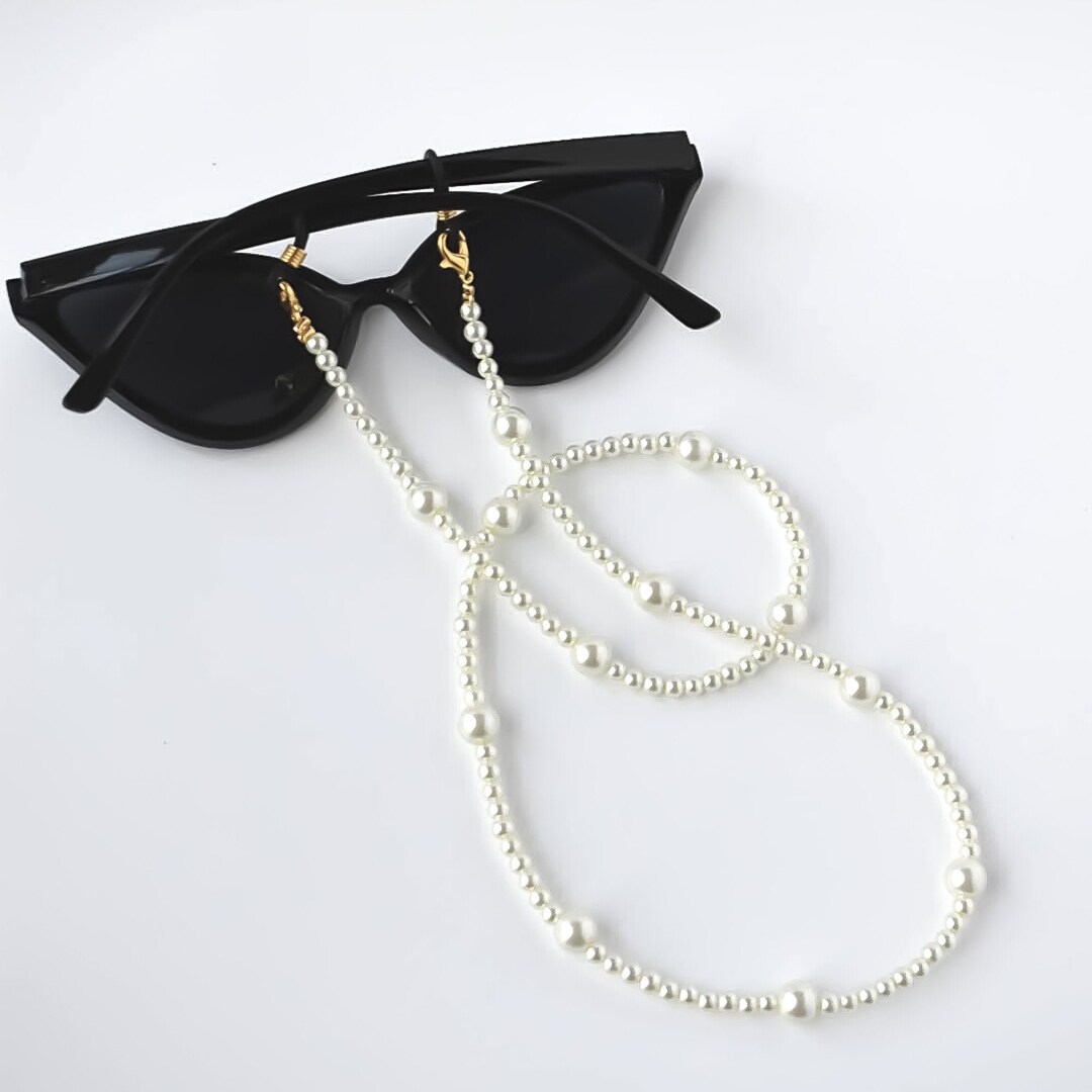 Pearl Sunglass Chain, Sunglass Leash, Pearl Chain, Fashion Chain