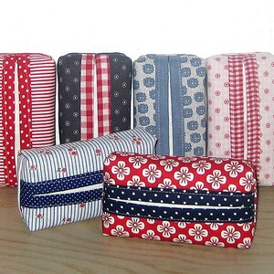 TaTüTa- VERSANDFERTIG- Taschentücher-Tasche, Etui für Taschentücher, Kleinigkeiten Geschenk, Etui, Stofftuch, Baumwolle, wieder verwertbar