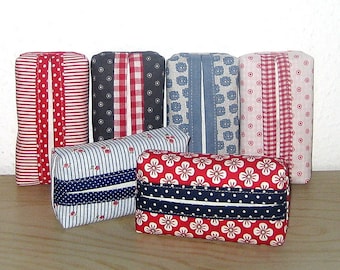 TaTüTa- VERSANDFERTIG- Taschentücher-Tasche, Etui für Taschentücher, Kleinigkeiten Geschenk, Etui, Stofftuch, Baumwolle, wieder verwertbar
