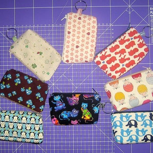 kleines Etui, VERSANDFERTIG!!! Mini-Etui, Schlüsselanhänger, Taschenanhänger, Kartenmäppchen, Kleingeldbörse, kleiner Geldbeutel