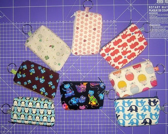 kleines Etui, VERSANDFERTIG!!! Mini-Etui, Schlüsselanhänger, Taschenanhänger, Kartenmäppchen, Kleingeldbörse, kleiner Geldbeutel