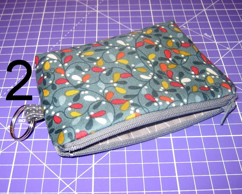 kleines Etui, VERSANDFERTIG Mini-Etui, Schlüsselanhänger, Taschenanhänger, Kartenmäppchen, Kleingeldbörse, kleiner Geldbeutel, Geschenk zdjęcie 3