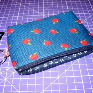 kleines Etui, VERSANDFERTIG Mini-Etui, Schlüsselanhänger, Taschenanhänger, Kartenmäppchen, Kleingeldbörse, kleiner Geldbeutel, Geschenk Bild 8