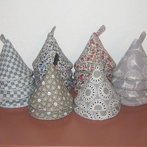 1 Paar Deckellupfer für den Kochtopfdeckel VERSANDFERTIG, Deckelhütchen, Topflappen für den Deckel, Deckelheber, wiederverwendbar, Geschenk