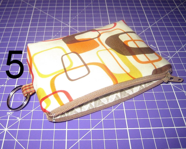 small case, READY TO SHIP Mini case, key chain, bag charm, card case, coin purse, small purse, gift image 6