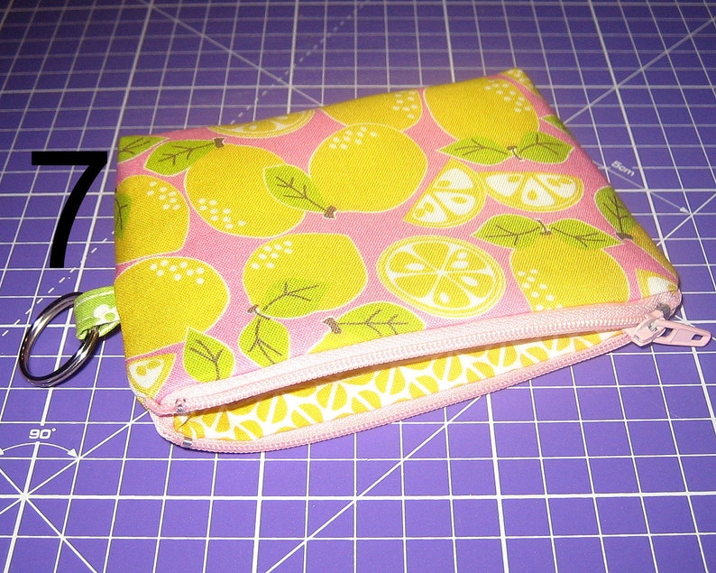 kleines Etui, VERSANDFERTIG Mini-Etui, Schlüsselanhänger, Taschenanhänger, Kartenmäppchen, Kleingeldbörse, kleiner Geldbeutel, Geschenk Bild 8