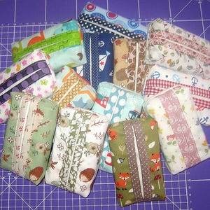 TaTüTa- VERSANDFERTIG- Taschentücher-Tasche, Etui für Taschentücher, Kleinigkeiten, Geschenk,  waschbar, Baumwolle