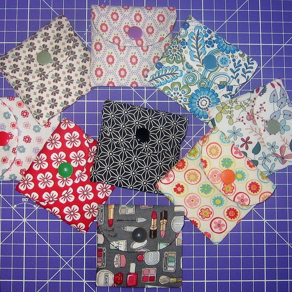 Mini- Etui, VERSANDFERTIG!!! Notgroschen-Etui, Tampon-Etui, Kleingeldmäppchen, Dankeschön, Kleinigkeit, Mitbringsel, Chip-Etui