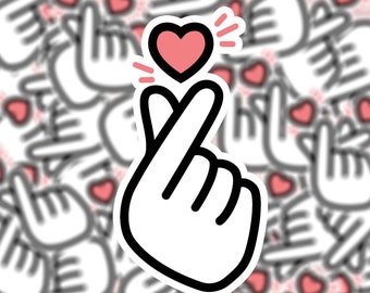 Kpop Heart Sticker