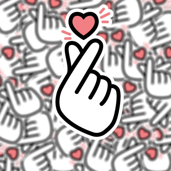 Kpop Heart Sticker