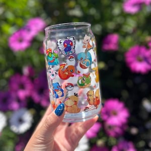 Pocket Monsters Glass Cup | 16 oz. (CUP ONLY)