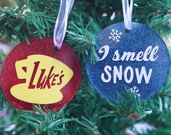 G.G. Diner & Snow Acrylic Ornament