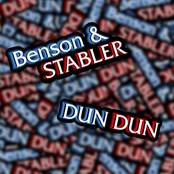 SVU Stickers Dun Dun Benson & Stabler Law and Order SVU | Etsy