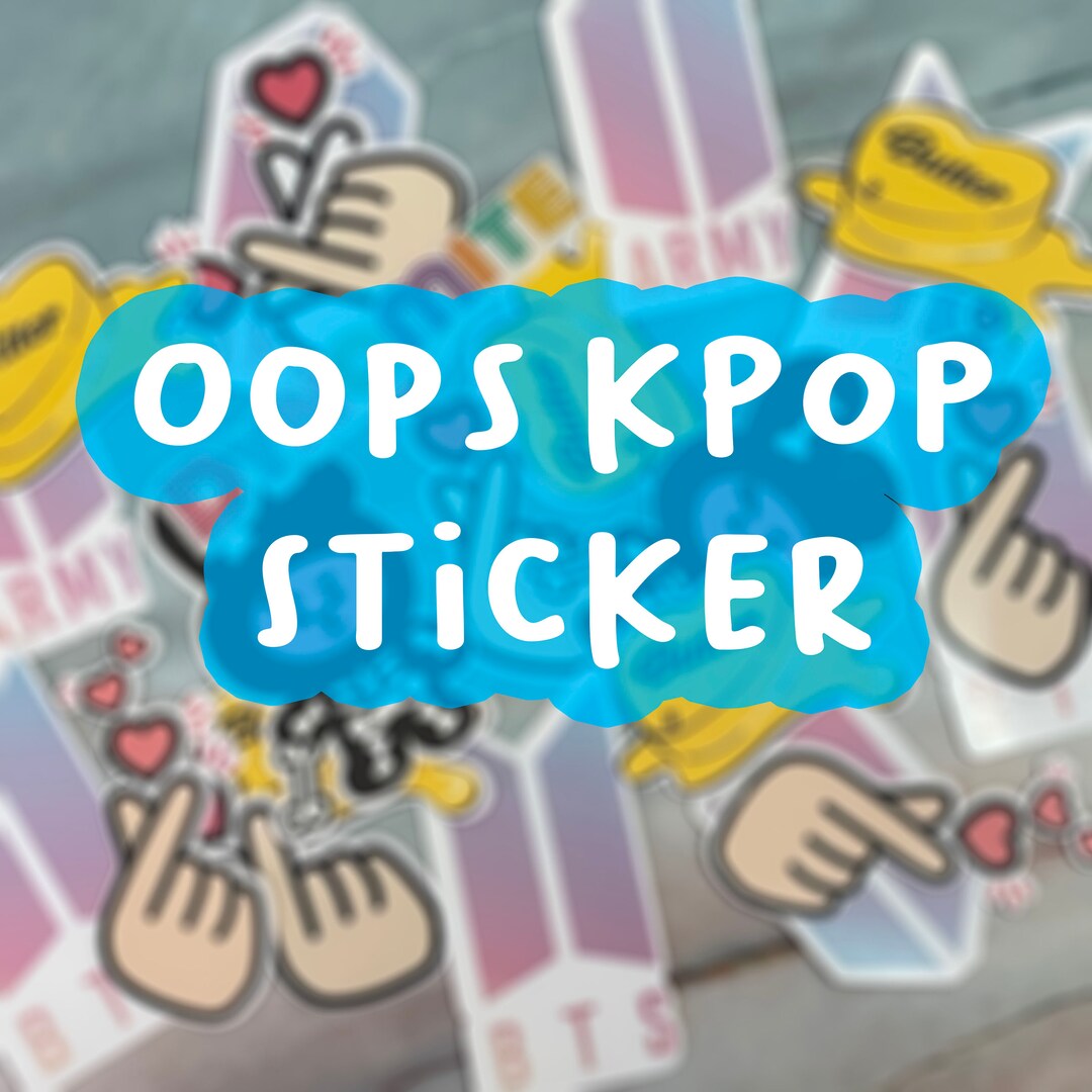 Woops Sticker Pack Kpop Oops Sticker Pack | Kpop - Etsy