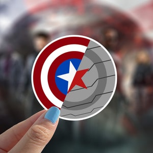 Falcon & Winter Soldier Shield | Vinyl | Bujo | Decal | Weatherproof