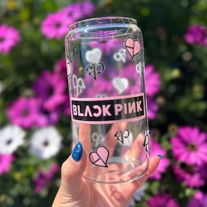 Kpop Girl Glass Cup | 16 oz.