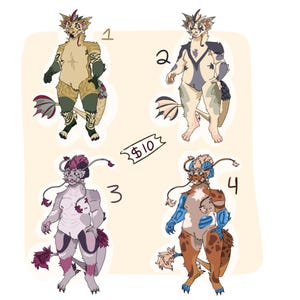 CHEAP furry dragon adoptables