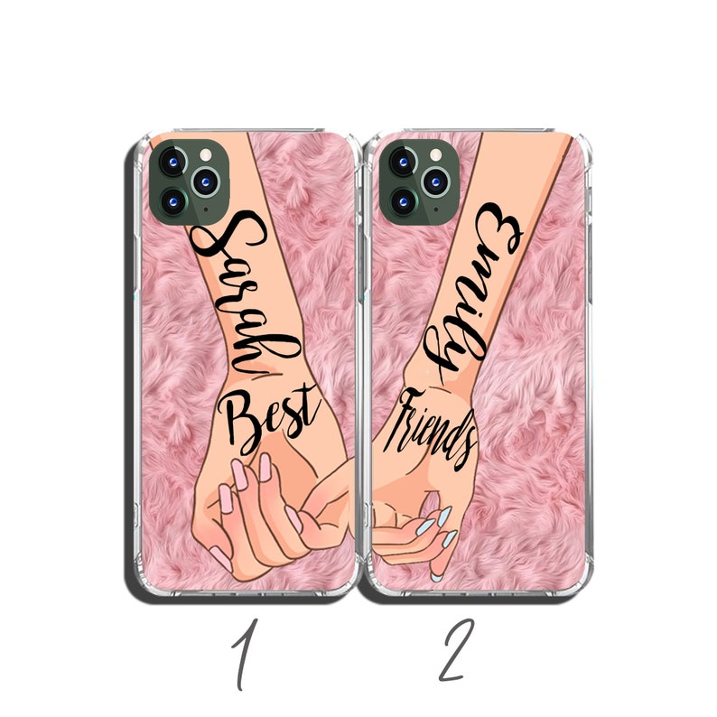 Personally named iPhone 11 6 6s 6 Plus 7 8 Plus X Xs Max Xr tattoo Rose bff best friends forever love infinite