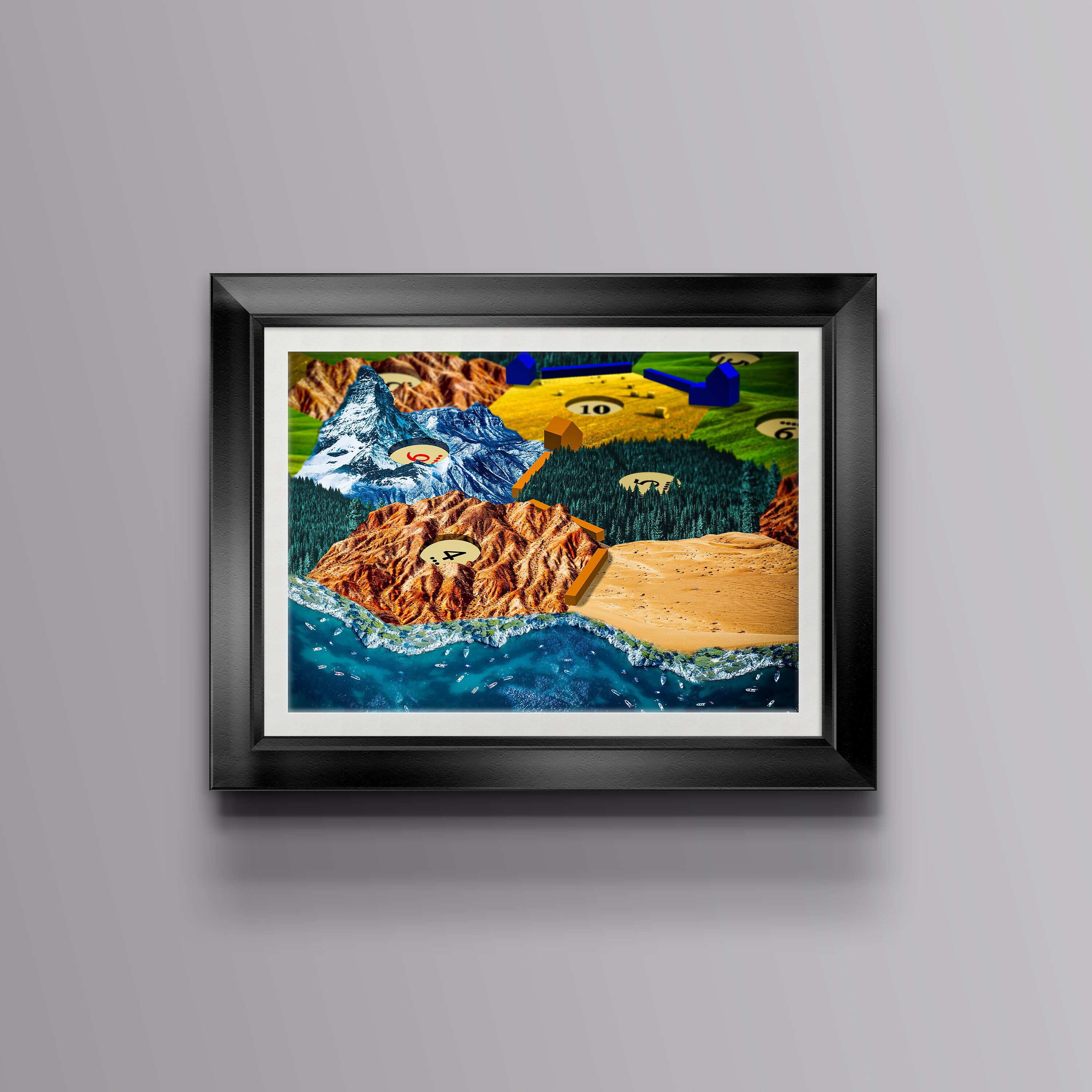Settlers of Catan Print / Catan Poster / Board Game Artwork - Etsy