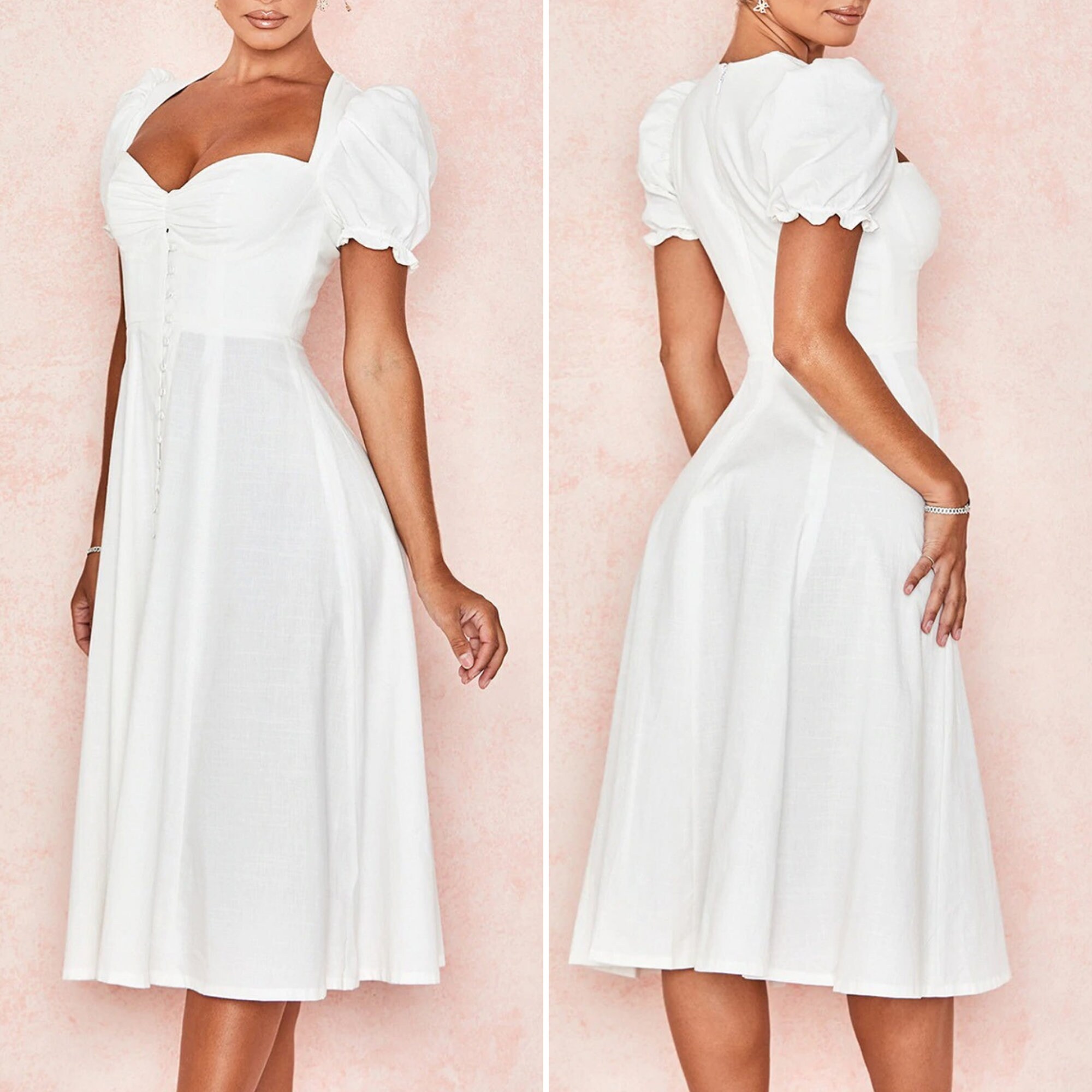 New Prairie Dress White for Women 