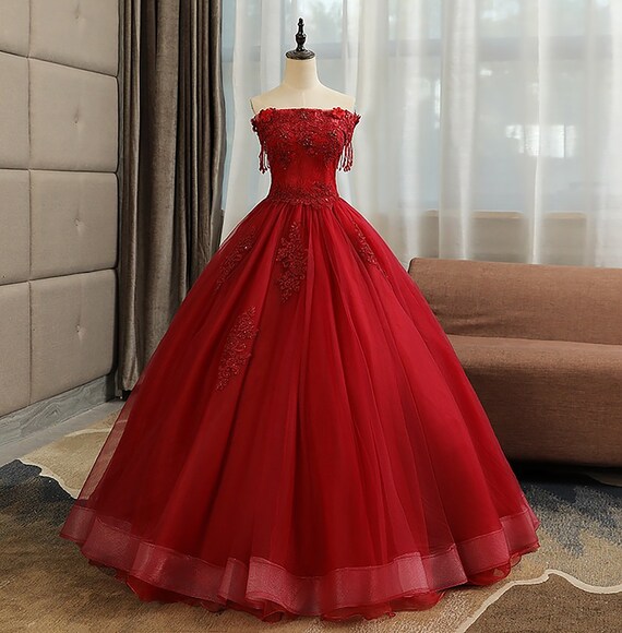 Details about Red Ivory Formal Party Prom Dresses Handmade Flowers Quinceanera Pageant Gowns Details about Red Ivory Formal Party Prom Dresses Handmade Flowers Quinceanera Pageant Gowns