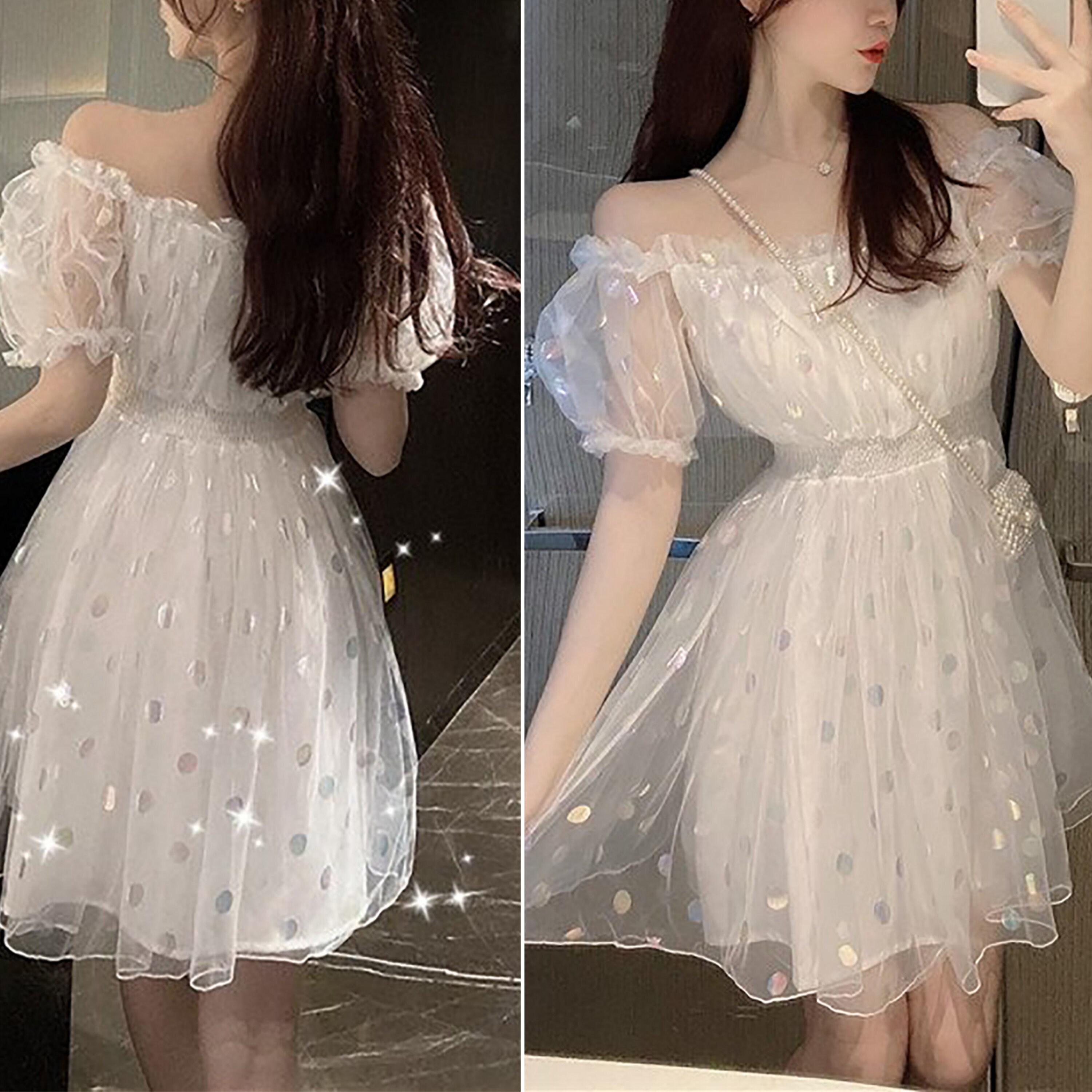 Cottagecore Short Dress With 
