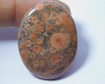Natural Poppy Jasper Cabochon AAA+ Quality Gemstone Rare Poppy Jasper Stone....35X20X5mm...30cts....AZ493 Loose Jasper Gemstone
