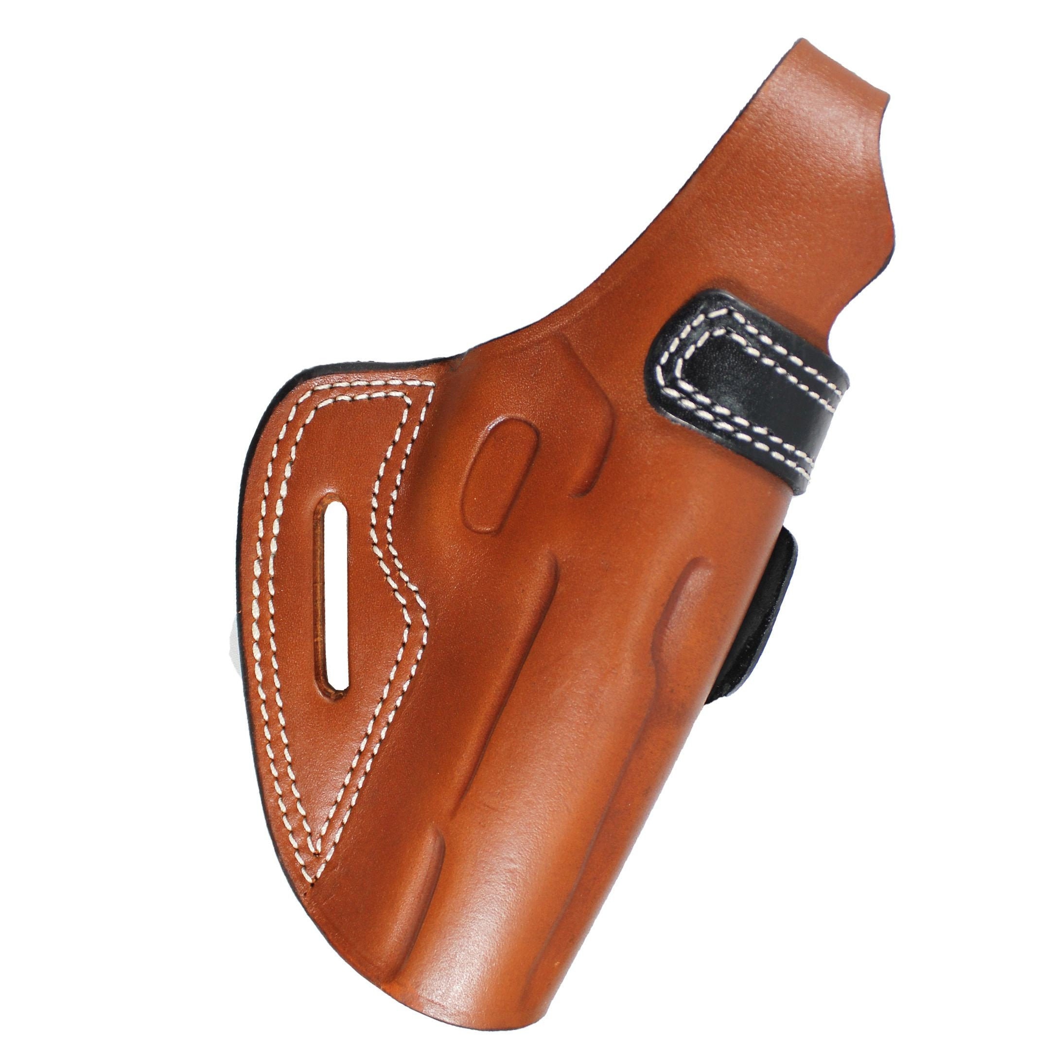 Brown or Black Right or Left Handed Small of Back Leather Holster for Beretta F92,92FS Genuine Leather 