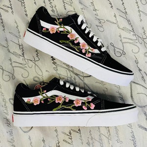low top custom vans