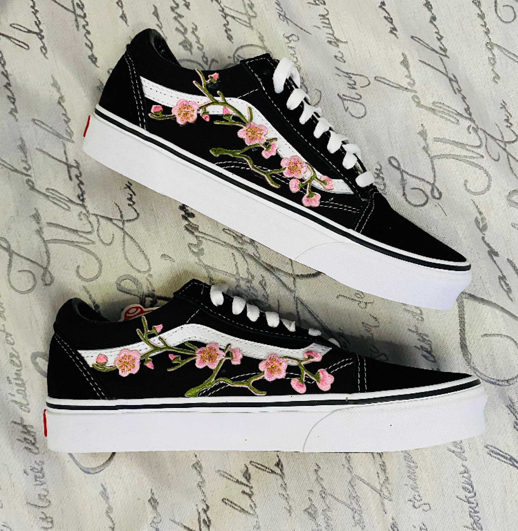 Vans Old Skool Pink - Etsy Vans Old Skool Pink - Etsy