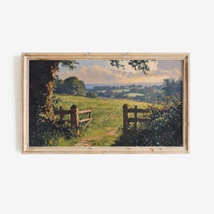 FRAME TV British Countryside Art English Countryside Painting Landscape Art Cottagecore Decor Samsung Frame TV Art
