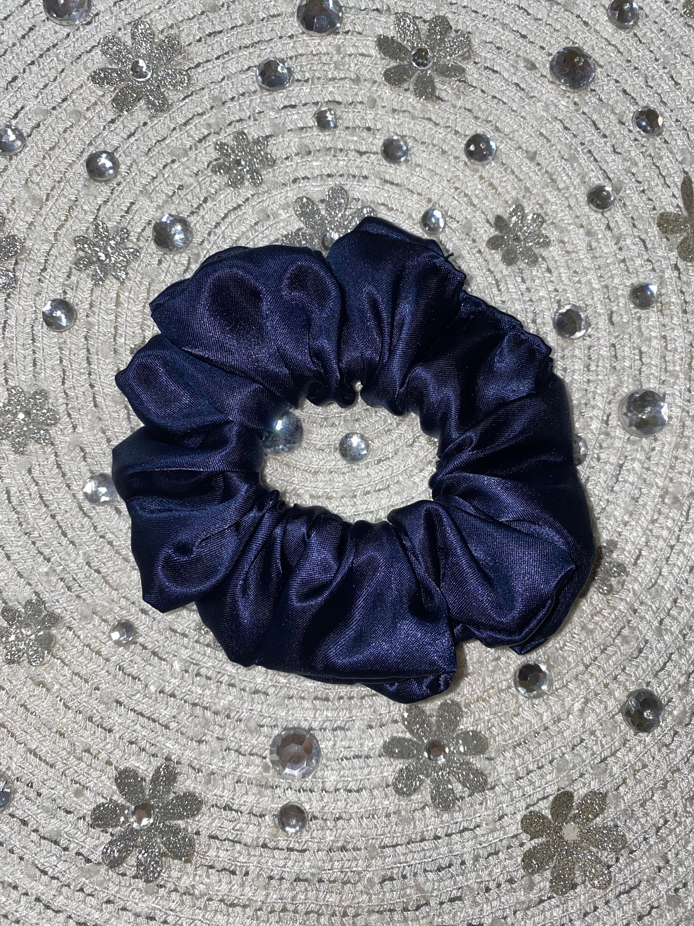 Navy Blue Scrunchie - Etsy