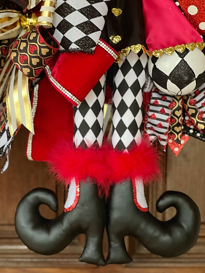 Heart Wreath, Queen of Hearts Wreath, Valentines Day Wreath, Valentines