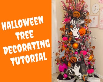 Halloween Tree Decorating Tutorial