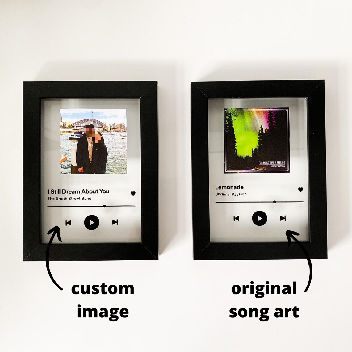 Spotify Custom Glass Song Custom Spotify Glass Frame Etsy