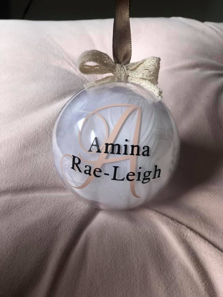 Customised Memory Baubles Custom Baubles Christmas Baubles Etsy