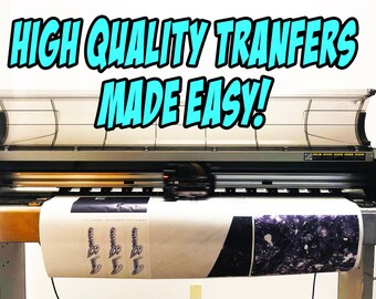 Sublimation Printing Transfers Ready to Heat Press - (3) XL 13" x 19" Sublimation Sheets - Custom Sublimation Transfers - Transfer Paper