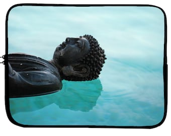 Buddha Zen Laptop Sleeve Case - Aura Spirituality Sleeve - Meditation Case Support MacBooks iPad Surface Pro PC & More