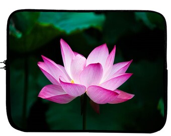 Zen Nature Laptop Sleeve Case - Lotus Laptop Sleeve - Nature Case Support MacBooks iPad Surface Pro PC & More