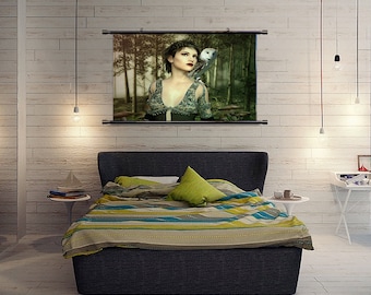 Custom Printed Poster, Personalized Fabric Poster, Unique Wall Art (Get High Resolution Artwork or Photo Printed On Durable Fabric Poster)