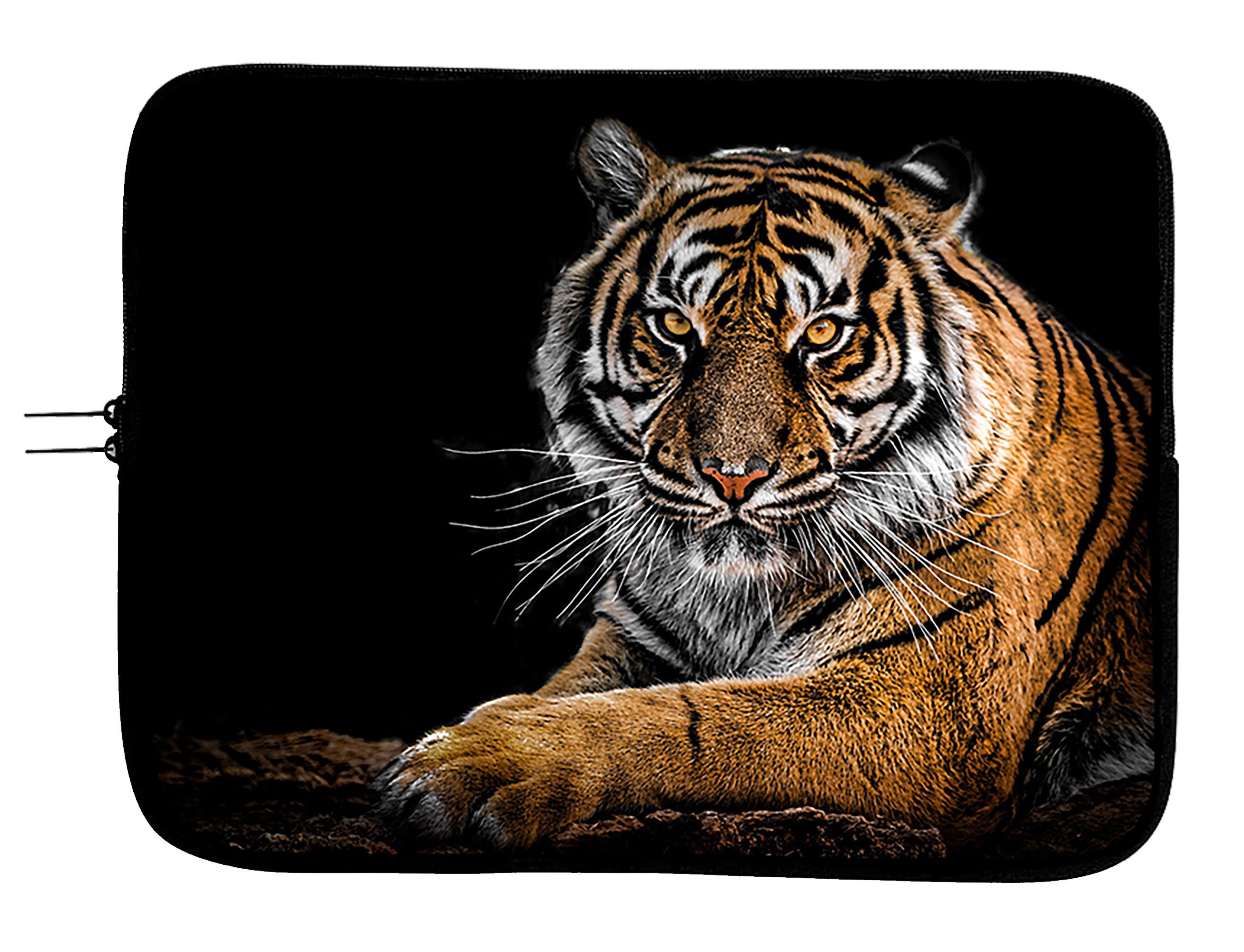 Tiger Laptop Case Sleeve Bag - Handmade - Quality Guarantee Big Cat Laptop  Sleeve - Tiger Case Support Mac Book iPad Surface Pro PC & More