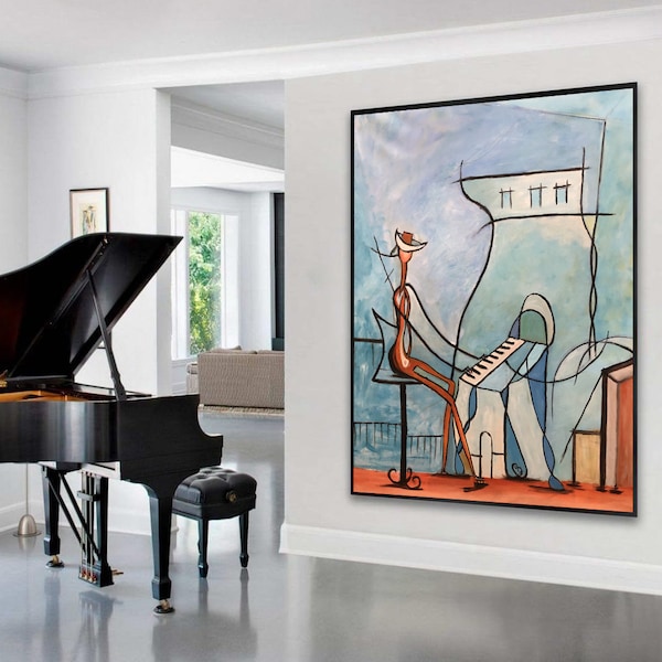 Large Colorful Art Etsy