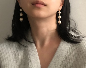 Made-in-japan Cotton Pearl Stud Earrings Made-in-japan Cotton Pearl Stud Earrings
