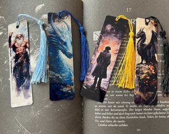 Bookmark Aluminium, Fantasy, Dragon, Aquarius, Sea King, Warrior, Dream Guardian