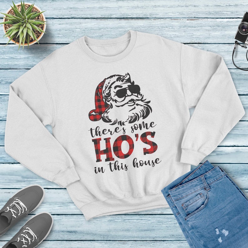 there's some hoes in this house bleached sweatshirt