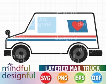 Free Free 61 Mail Truck Svg SVG PNG EPS DXF File