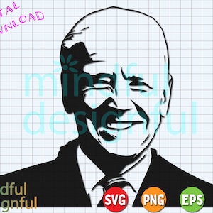 Joe Biden SVG | Joe Biden Png | Biden Svg | Joe Biden Cricut | Biden Harris SVG | President SVG | png eps dxf files