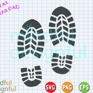 Svg de sola de sapato, estampas de bota SVG, estampas de sapato SVG, impressão de bota de Papai Noel, impressão de parte inferior do sapato, bota de caminhada SVG, download instantâneo, modelo de corte