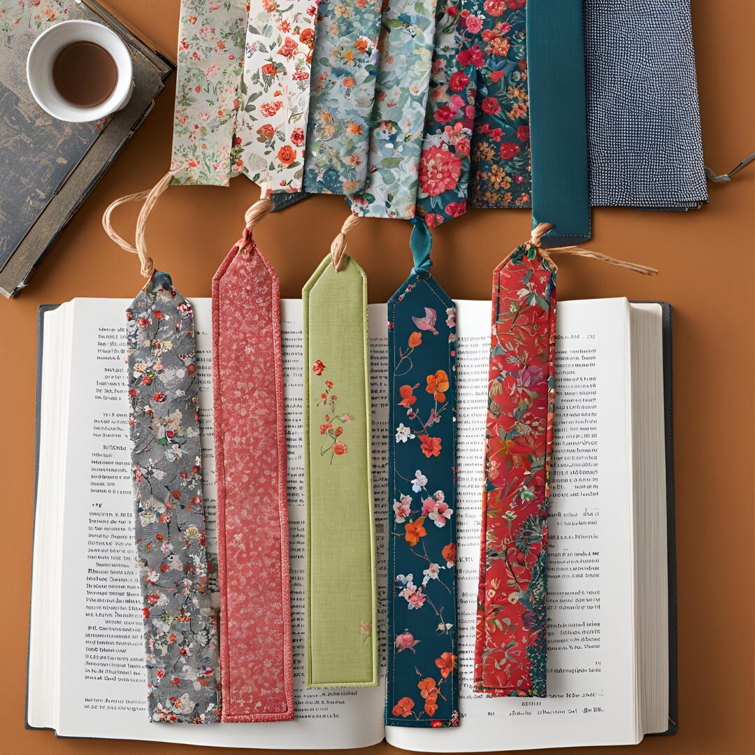 Fabric Bookmark, Handmade Bookmark, Book Accessory, Booklover, Gifts - Etsy