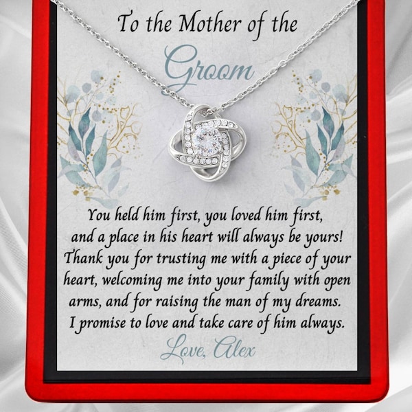 To the Mother of the Groom Necklace - Jewellery, UK